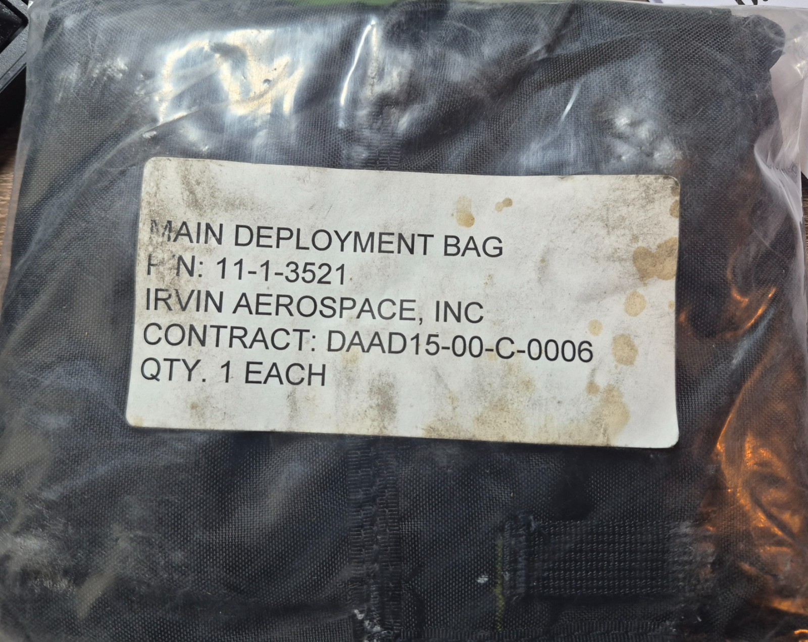 11-1-3521 Main Deployment bag 