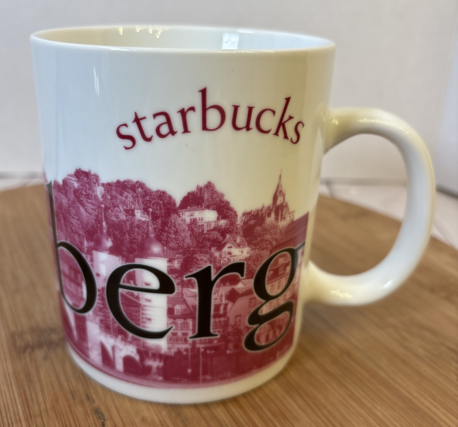 Starbucks Heidelberg Germany City Mug Collector Series Coffee Cup 16 oz.