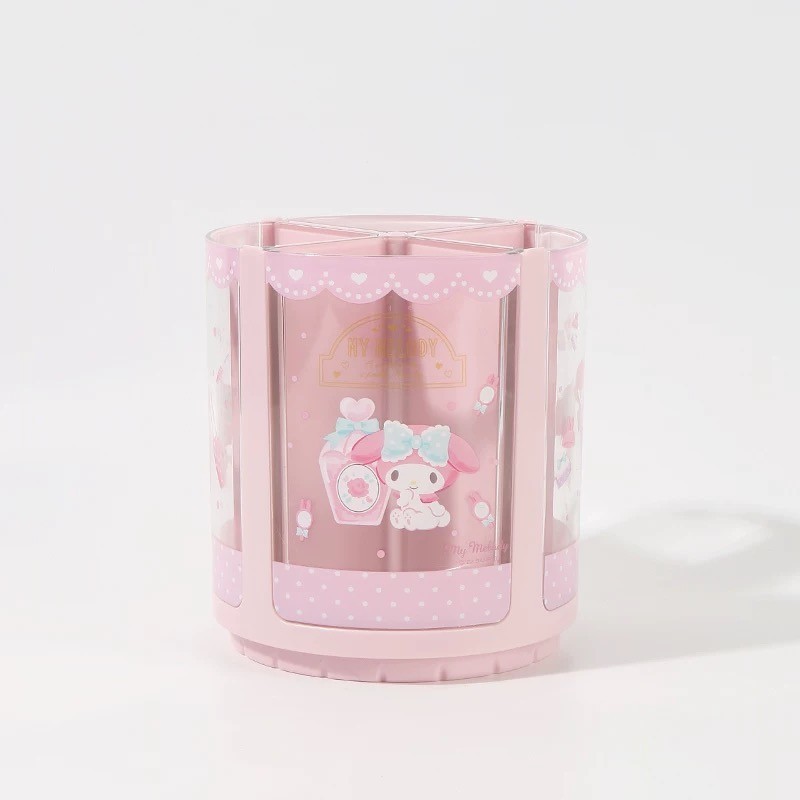 Miniso My Melody Kuromi Rotation Pen Holder Organizer Miniso My Melody Kuromi Rotation Pen Holder Organizer