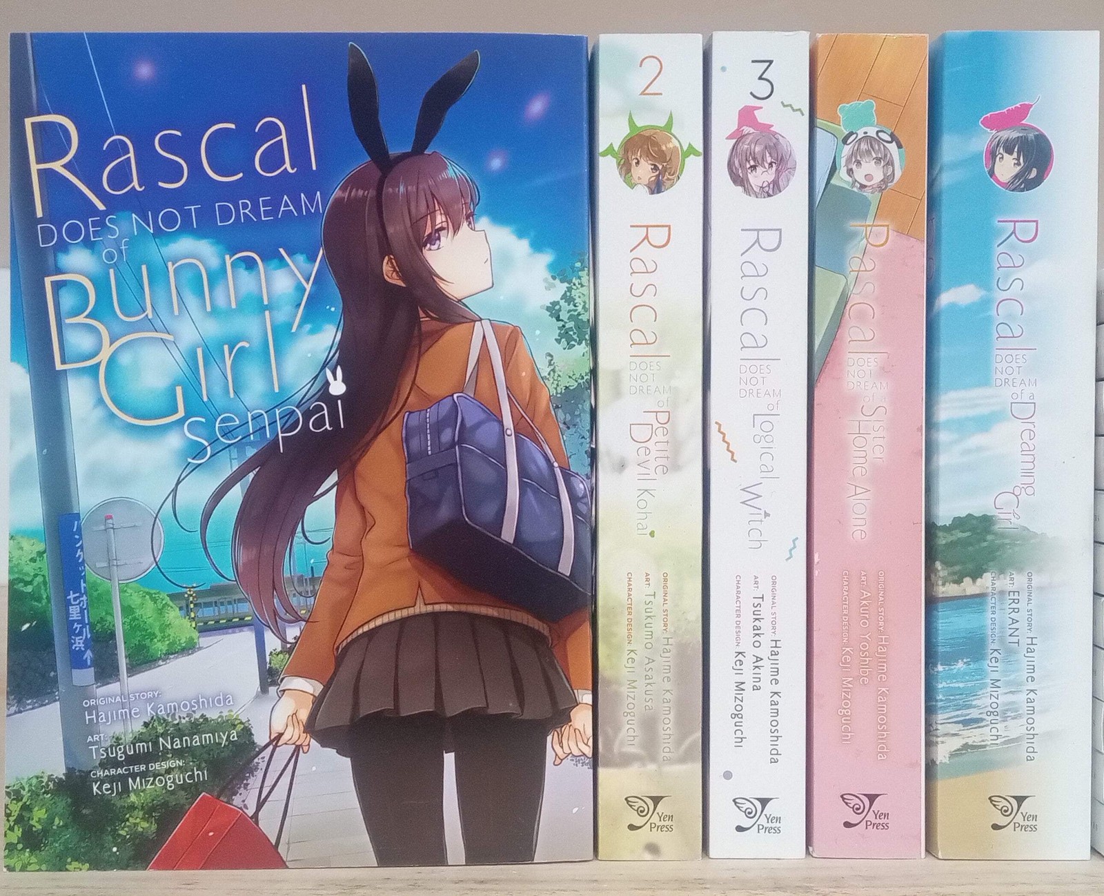 Rascal Does Not Dream Vol. 1-5 Manga Set English