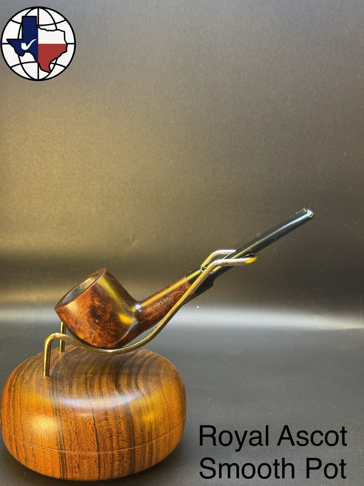 Vintage Royal Ascot Smooth Pot Tobacco Pipe