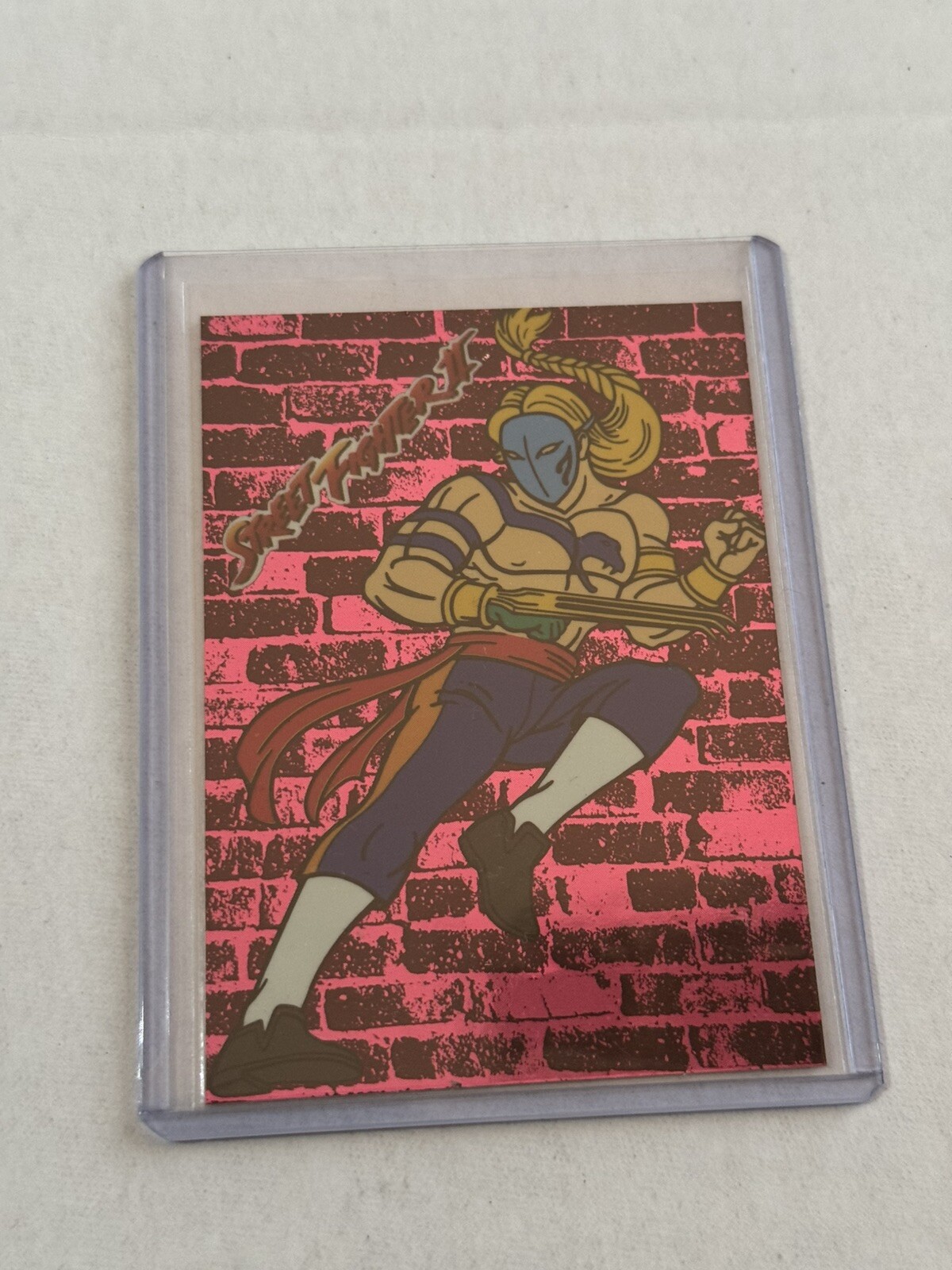 1993 Topps Street Fighter II Vega Foil Chase/Insert Card #4 (RARE)