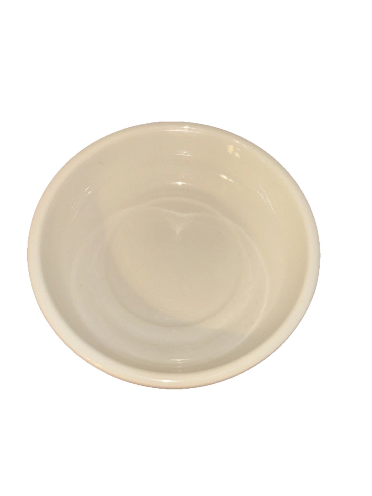 Longaberger Pottery Traditions 4” Ivory Beige Small Round Dessert Bowl Dish VTG Longaberger Pottery Traditions 4” Ivory Beige Small Round Dessert Bowl Dish VTG