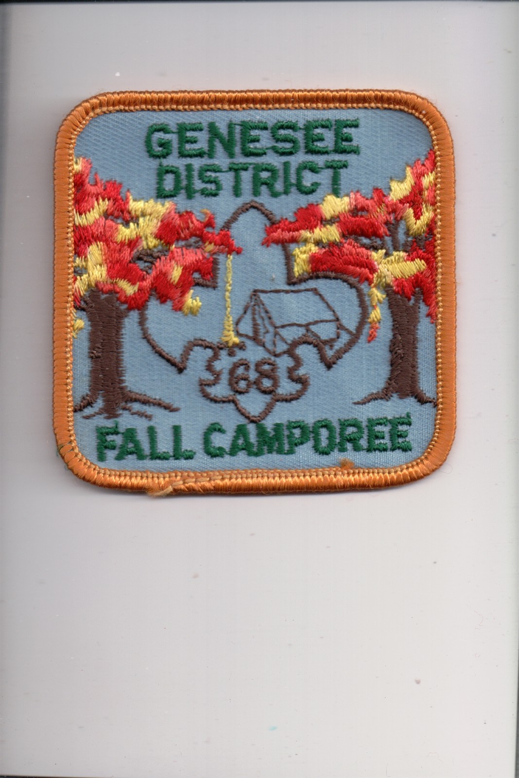 1968 Genesee Disrtrict Fall Camporee patch