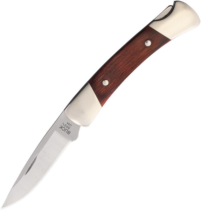BUCK KNIFE - PRINCE LOCKBACK - #503RWS - ROSEWOOD HANDLES - 3 3/8