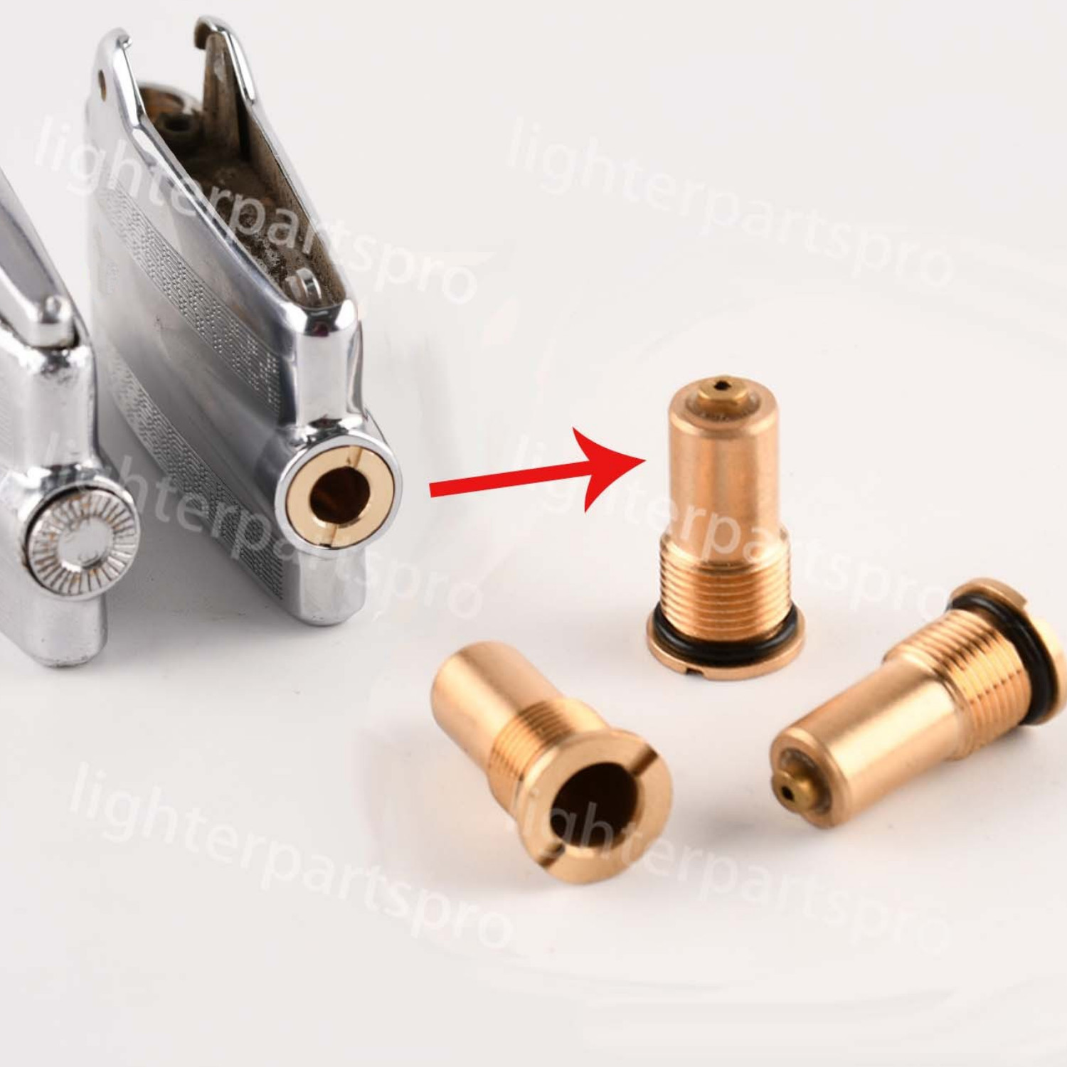 1pc Filler Inlet Gas filling Valve for Ronson Lighters Repairs Spare Parts