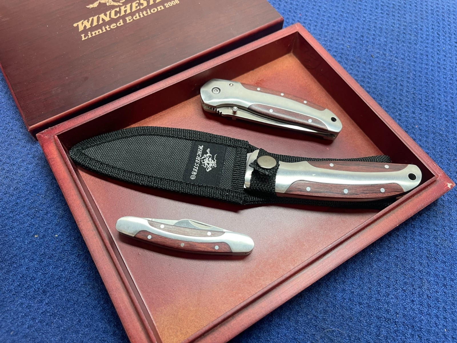 Winchester Limited Edition 2008 Pocket Knife Set of 3 LIMITED EDITION 2008