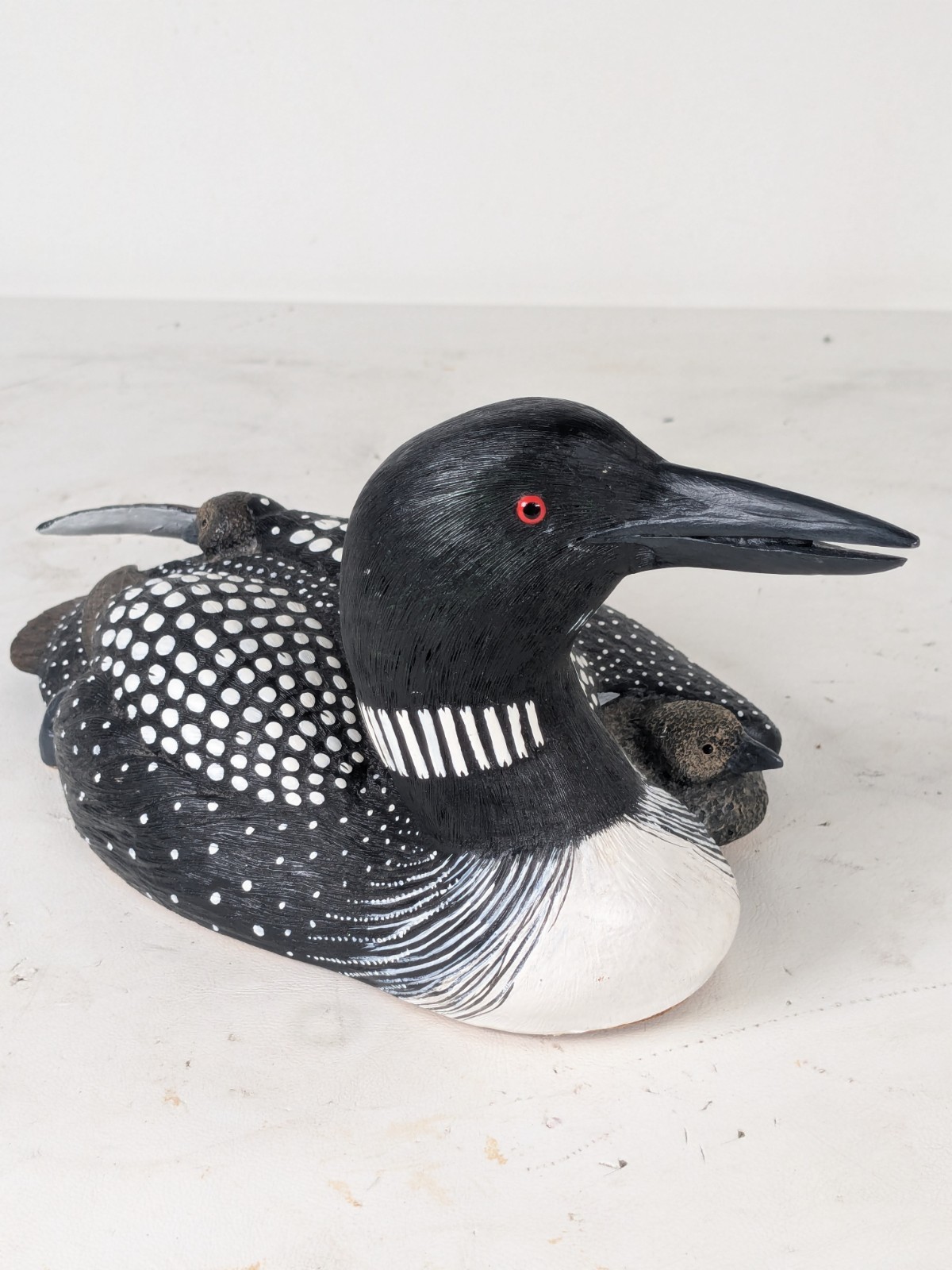 Roger Desjardines Nature\'s Window Mama Duck Unlimited Mallard Figurine Signed