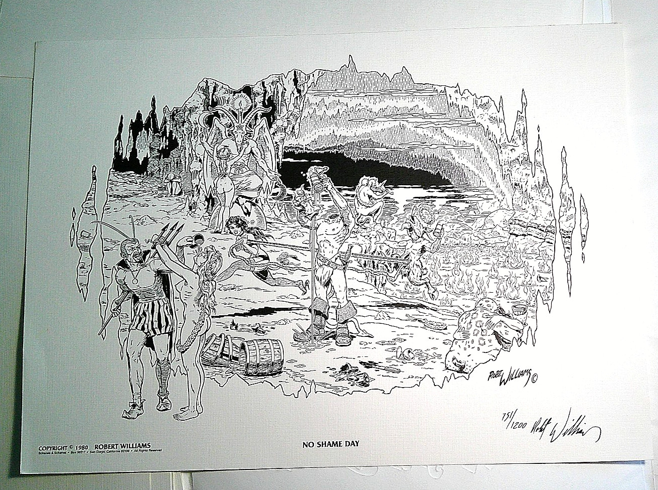 Robert Williams print 471/1200 from Portfolio Underground Art 