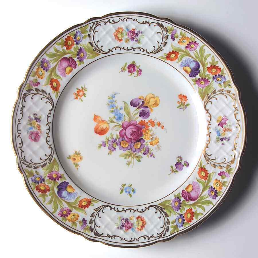 Schumann - Bavaria Empress Dresden Flowers Dinner Plate 5979332