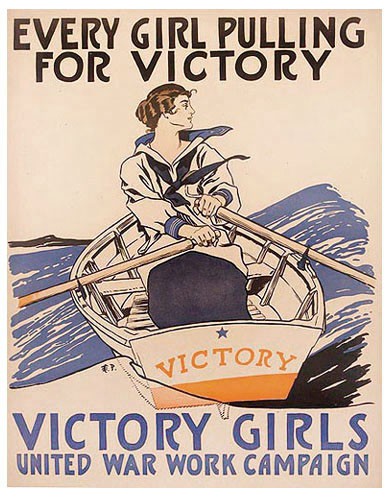 Original WWI US War Work Poster Edward Penfield \