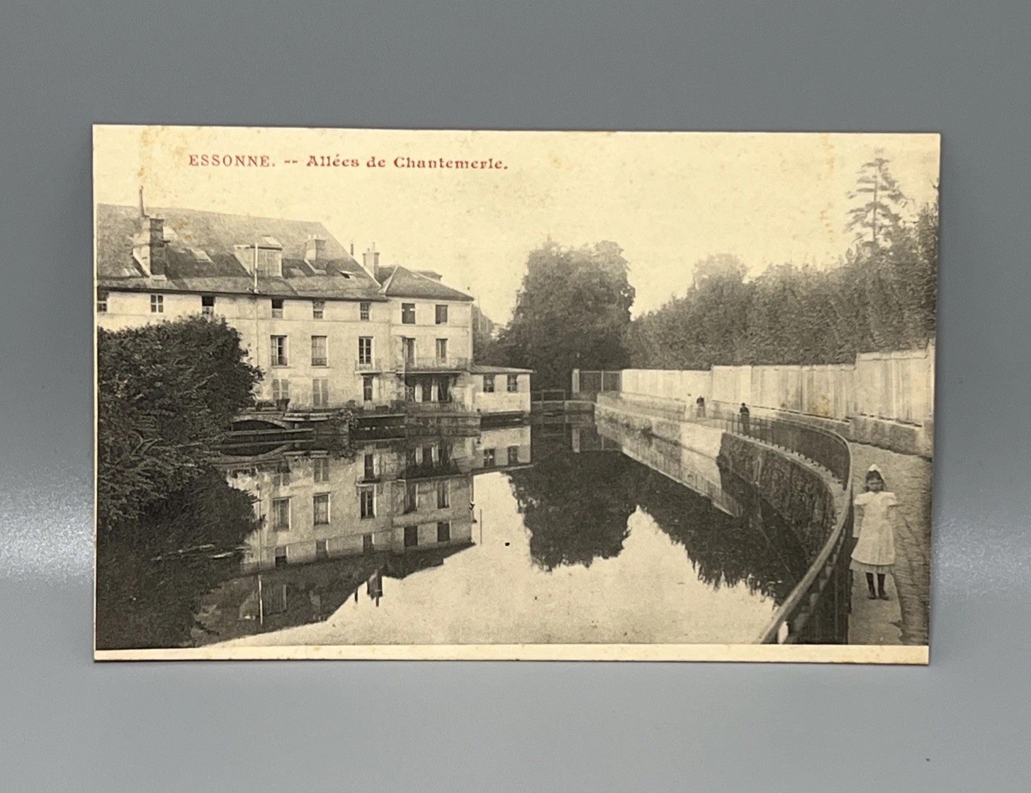 Essonne France Allées de Chantemerle  Postcard Undivided Back Unposted CPA 91