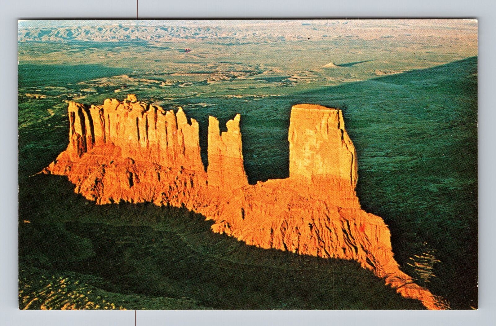 AZ-Arizona, Aerial Of Monument Valley, Antique, Vintage Postcard
