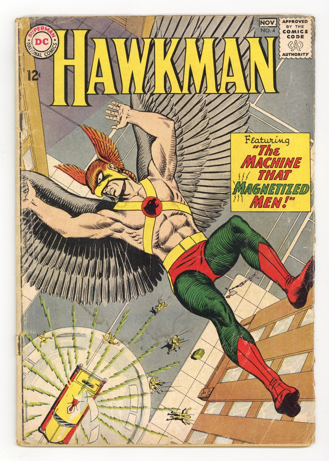 Hawkman #4 GD+ 2.5 1964 1st app. and origin Zatanna