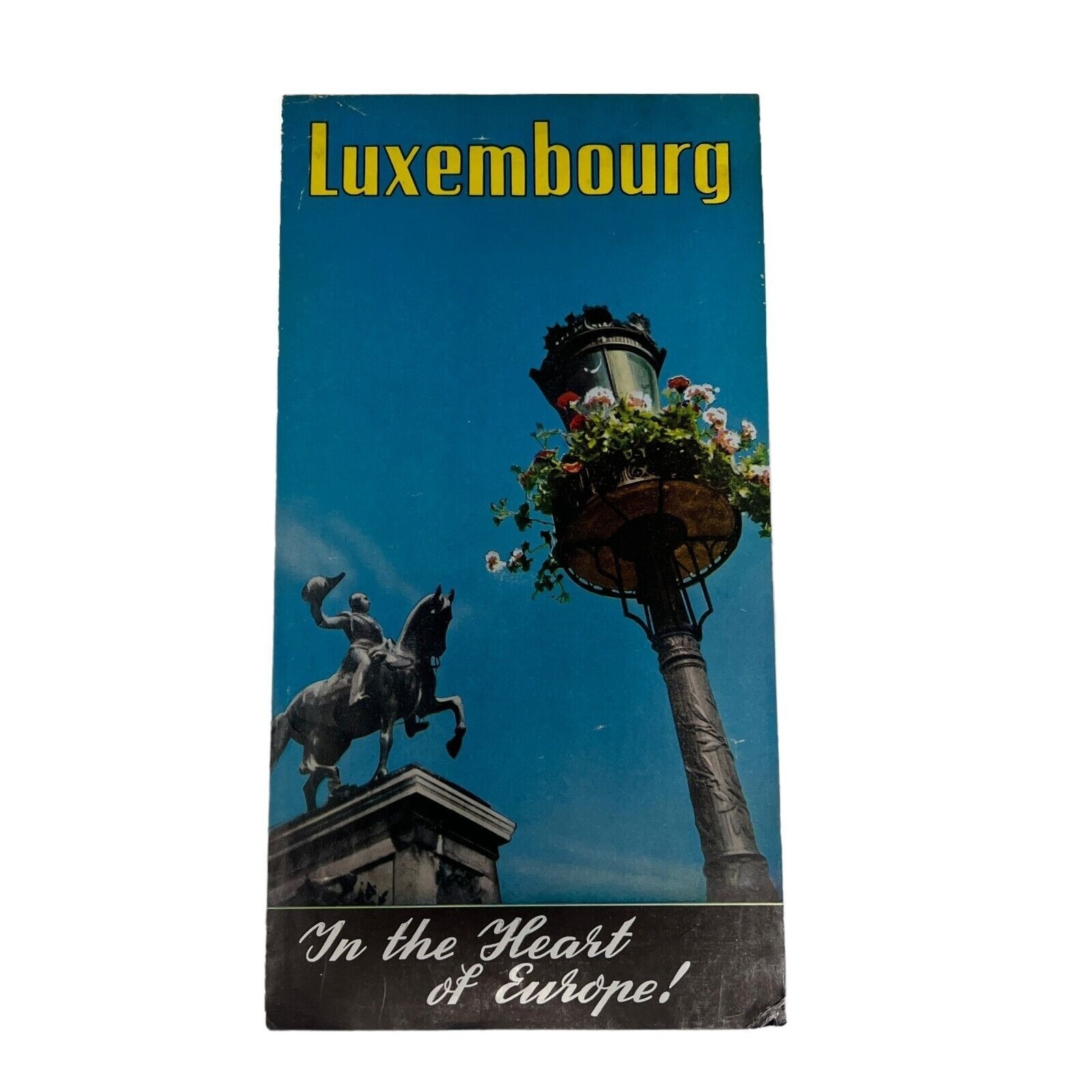 Vintage Luxembourg Brochure Tourist Information Pamphlet