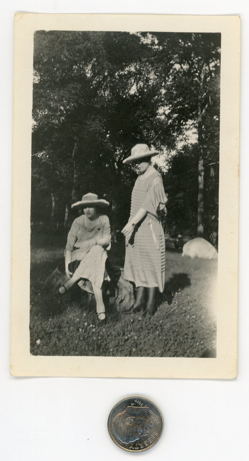 Vintage 1910's photo / GIRLFRIENDS Reefer Madness Begins with a Cramp and a Toke