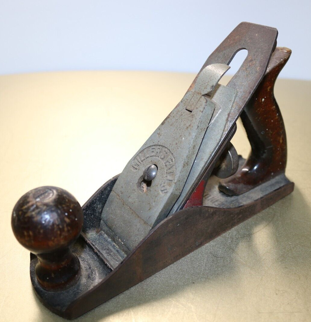 Vintage Millers Falls No. 9 woodworker\'s tool smooth plane NICE ORG. CONDITION