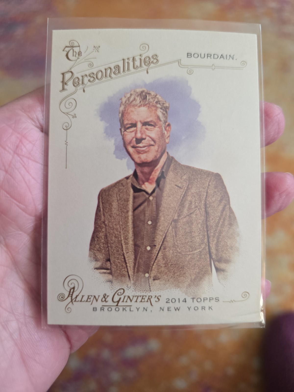 2014 Topps Allen Ginter - Anthony Bourdain #210 Chef Mint Trading Card