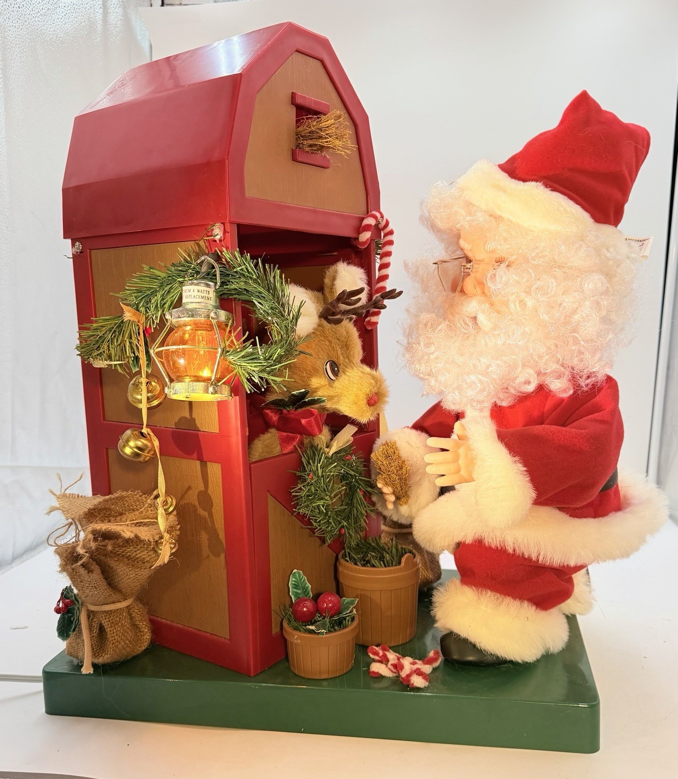 Santas Best DASHER'S DINER Vintage Christmas Lighted Animated MUSICAL Ships Free Santas Best DASHER'S DINER Vintage Christmas Lighted Animated MUSICAL Ships Free