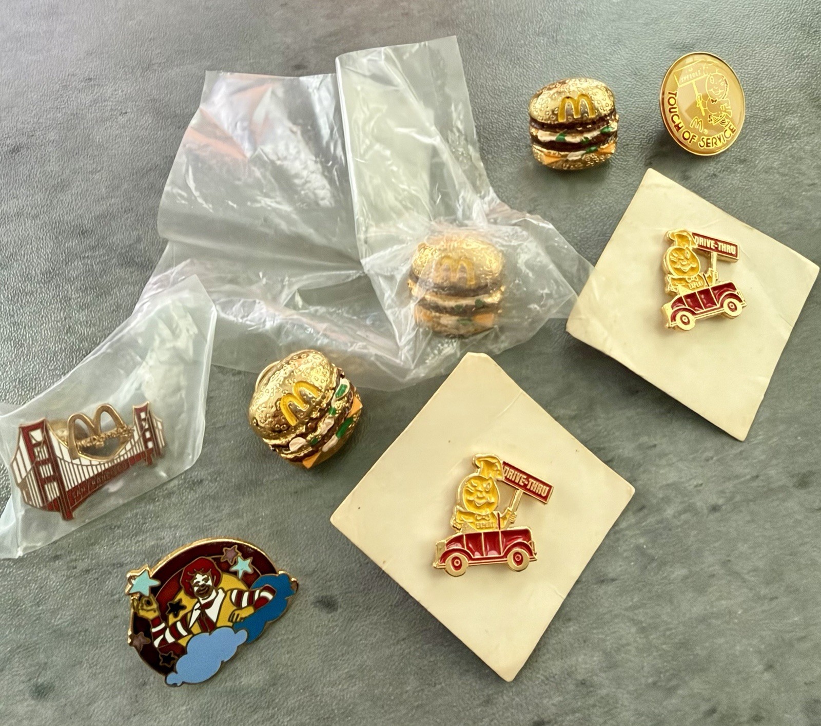 Vintage McDonald’s Pins (8 Pins) Lot