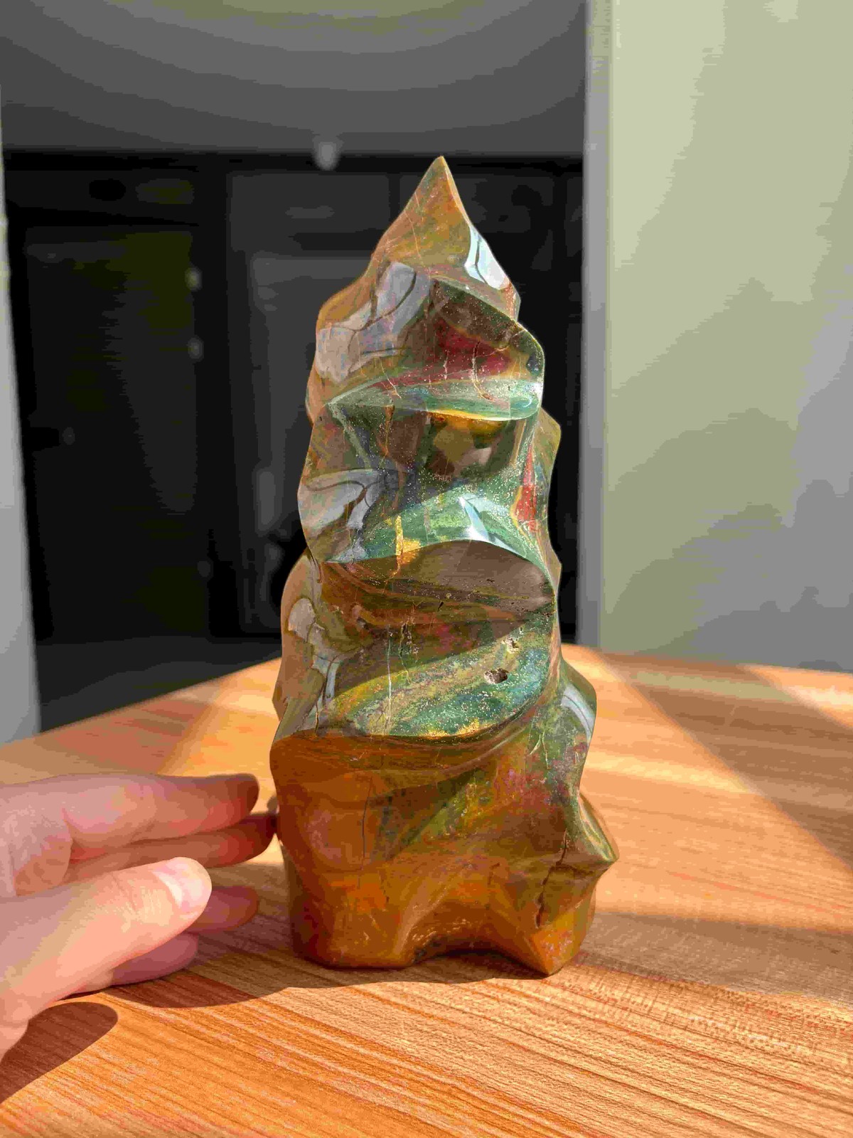 Large Natural Ocean Jasper Flame 5.7LB 9.8\