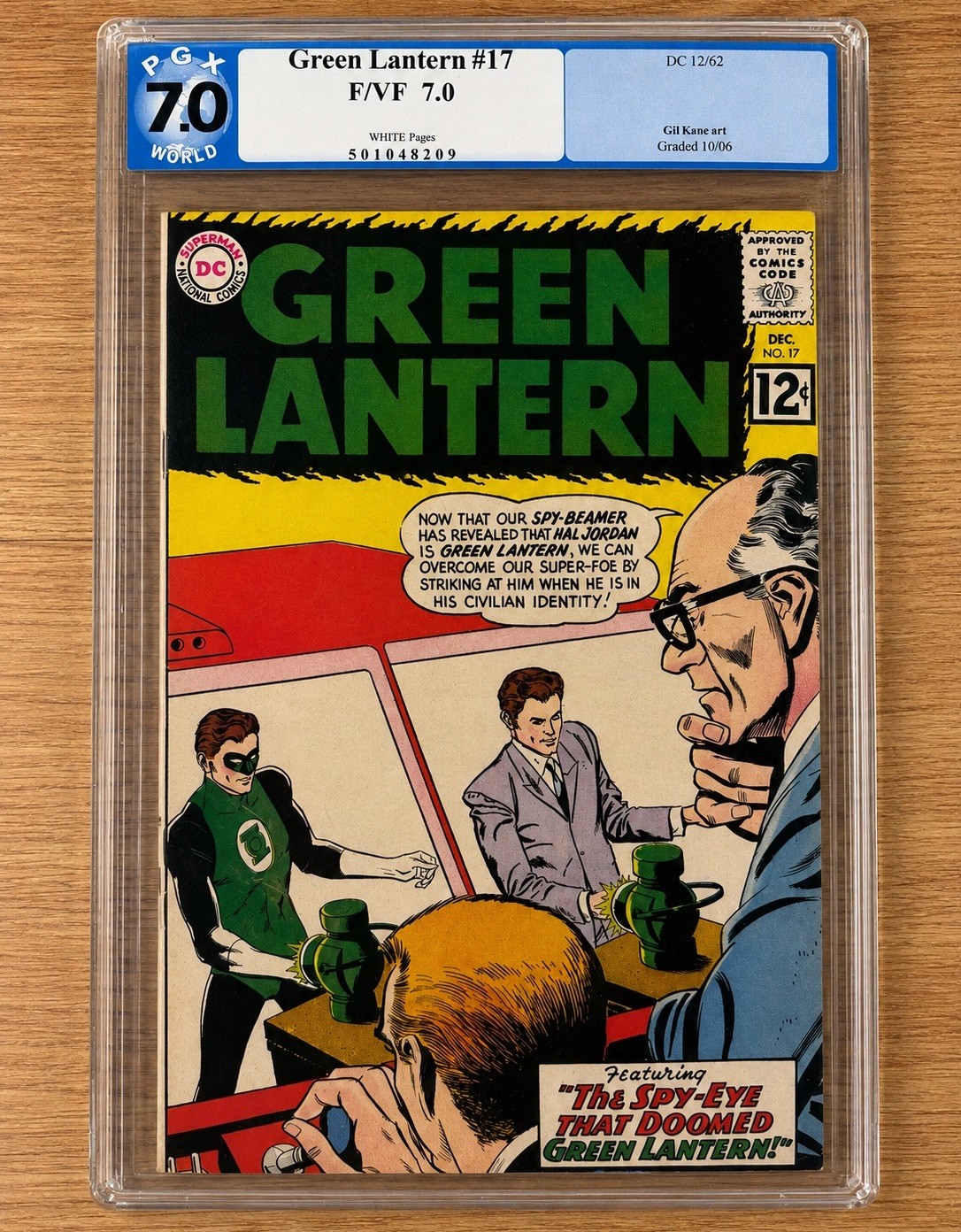 Green Lantern #17 SECOND STAR SAFFIRE 1962 DC Comics Golden Age 7.0 PGX VF 17 Green Lantern #17 SECOND STAR SAFFIRE 1962 DC Comics Golden Age 7.0 PGX VF 17
