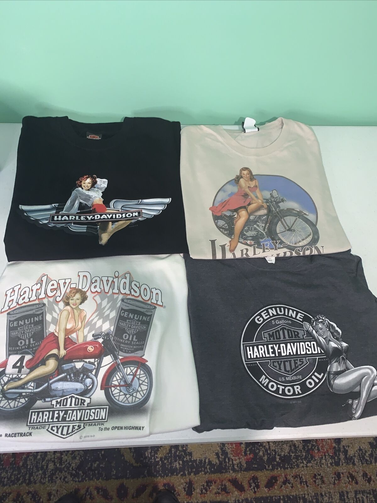 Harley Davidson T Shirt ( Lot Of 4 ) EUC 2XL