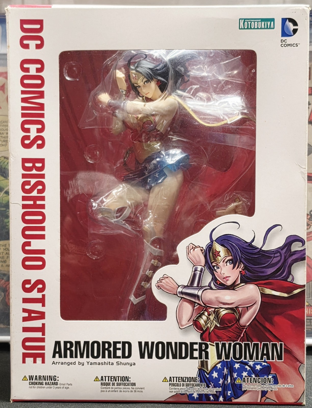 Kotobukiya DC COMICS Armored Wonder Woman 1/7 Scale Bishoujo Statue - NEW Kotobukiya DC COMICS Armored Wonder Woman 1/7 Scale Bishoujo Statue - NEW