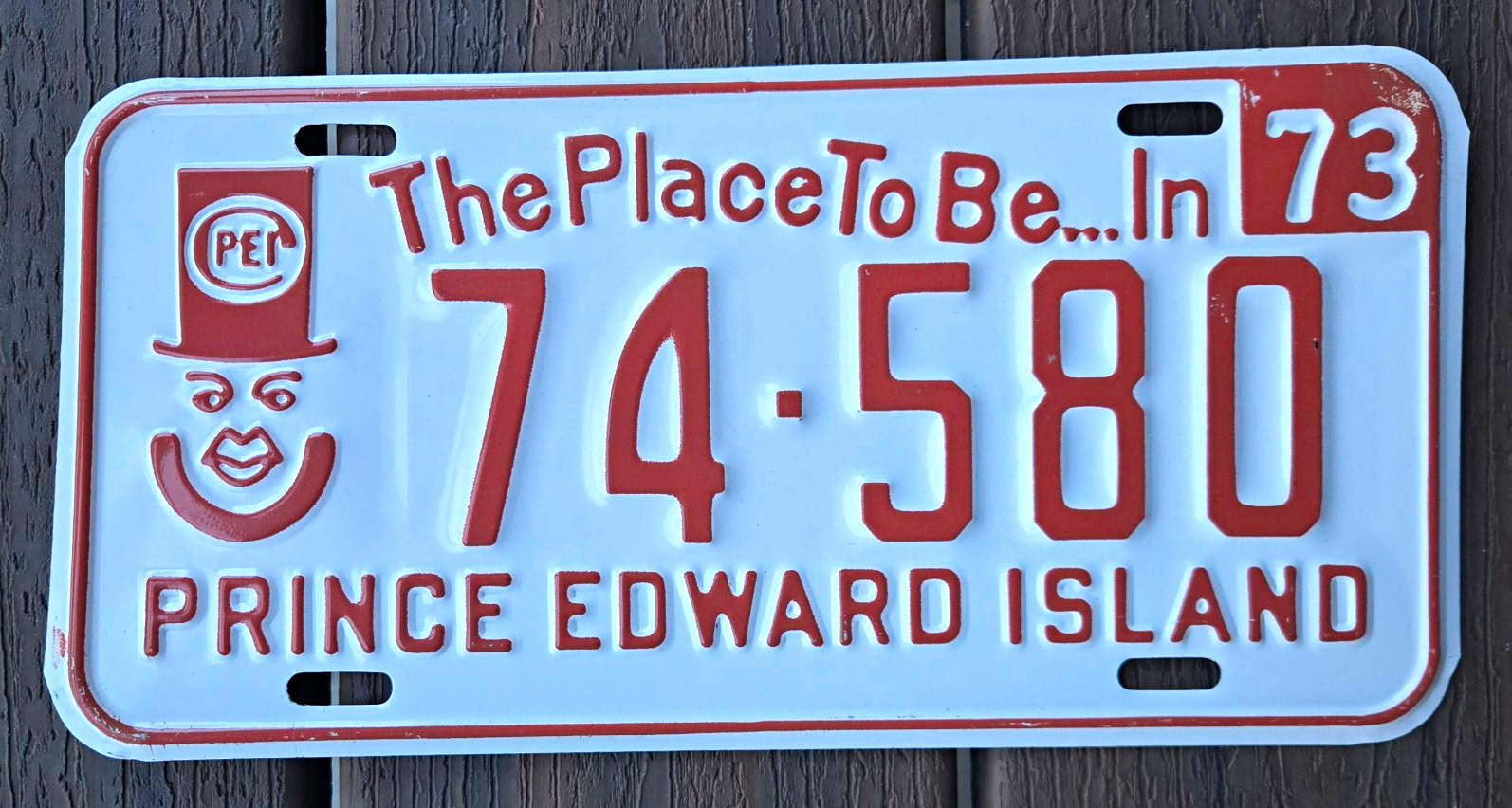 Prince Edward Island Canada License Plate 
