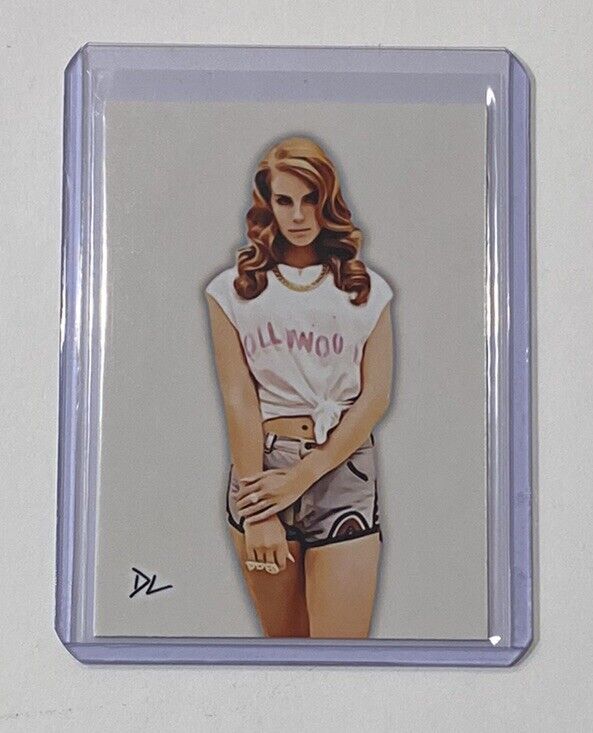 Lana Del Rey Limited Edition Artist Signed “Pop Icon” Trading Card 5/10