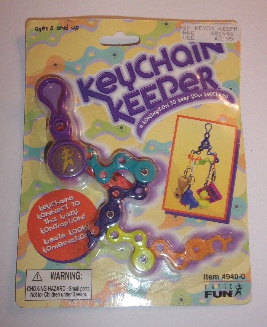 Basic Fun Keychain Keeper NEW