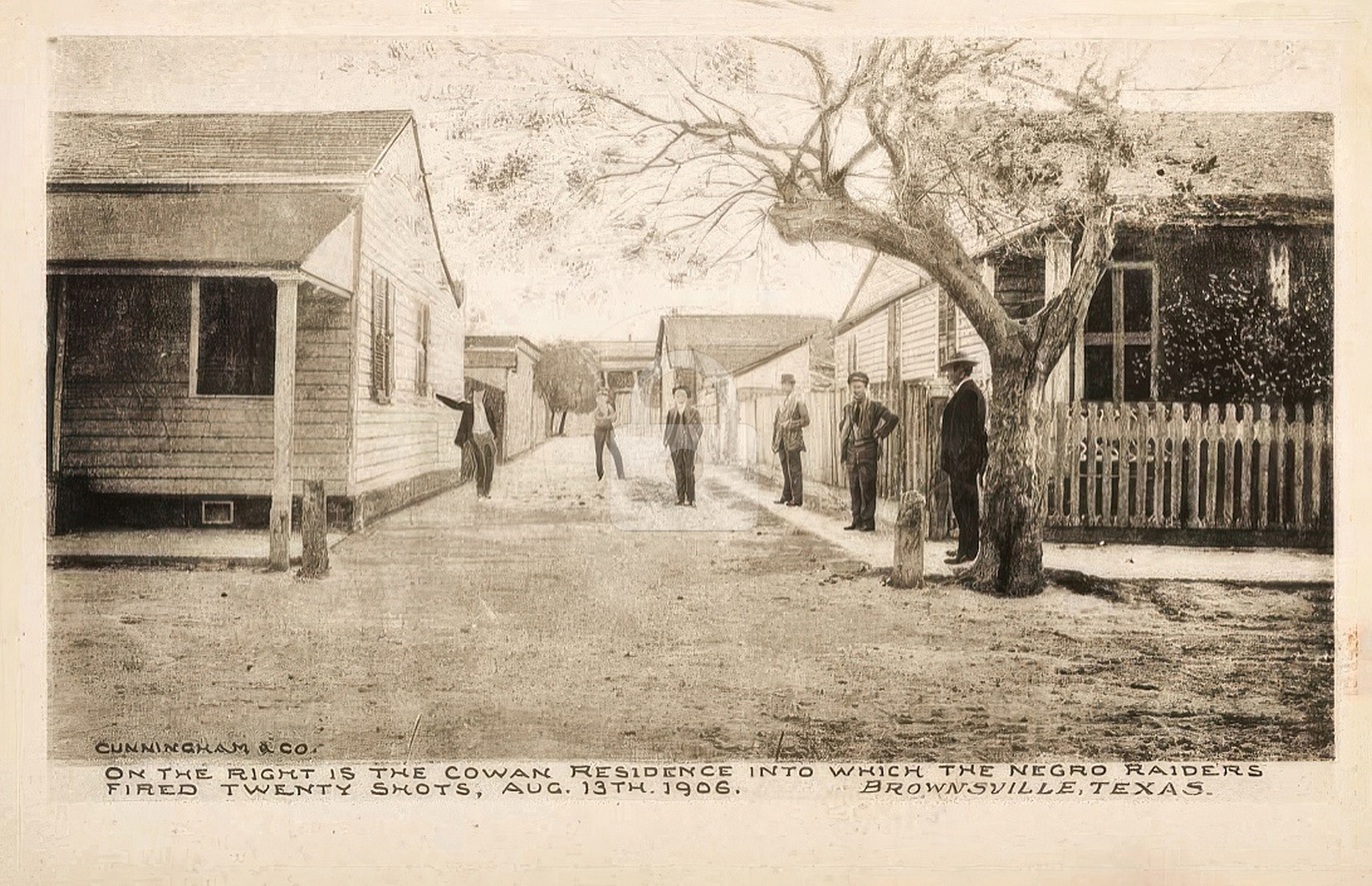 Brownsville Incident, Brownsville TX Texas c1906 RPPC Photo Postcard COPY