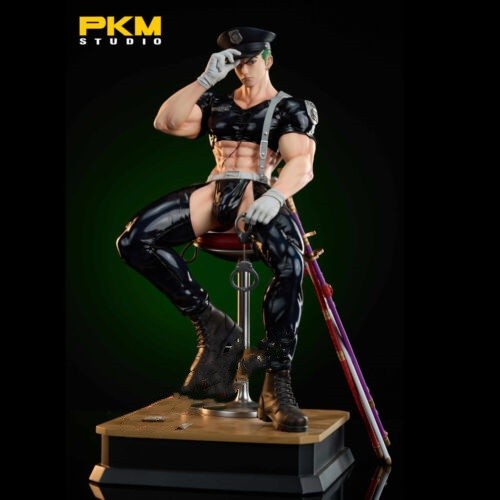 PKM Studio One Piece Zoro Resin Statue in stock Police uniform 1/6 Scale H31cm