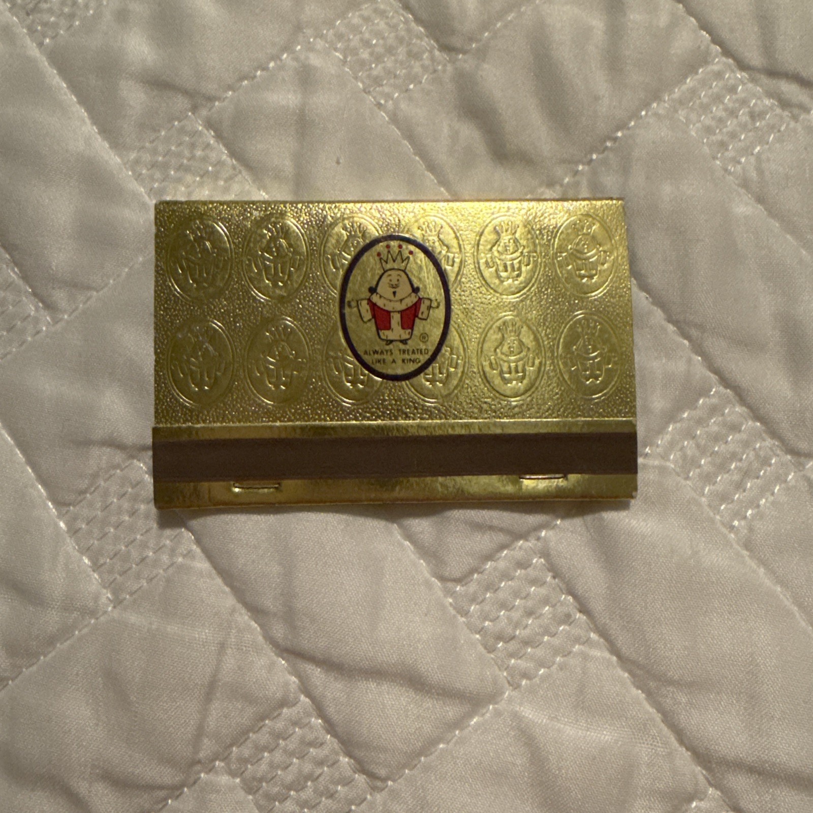 Vintage Rare Royal Inn Of Salt Lake City Front Strike Matchbook Mint Condition