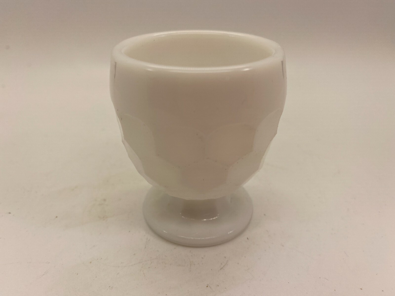 Milk Glass toothpick holder    AB19