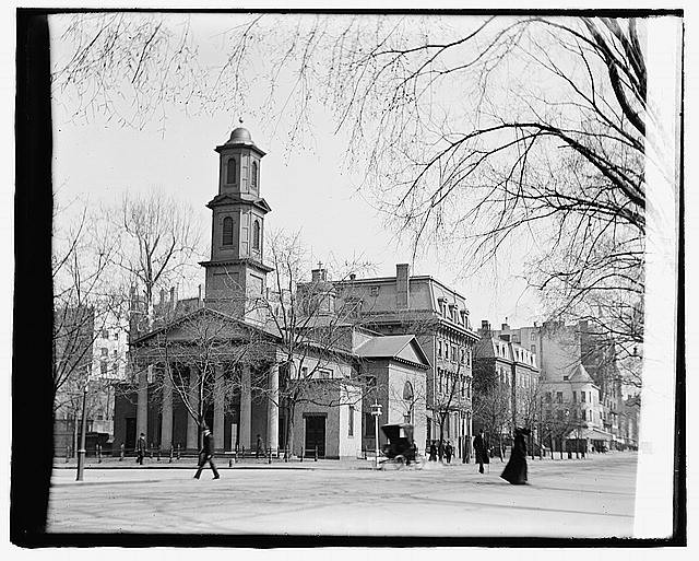 Photo:Washington D.C. St. John\'s Church 1910s 16th H St NW Church Exterior