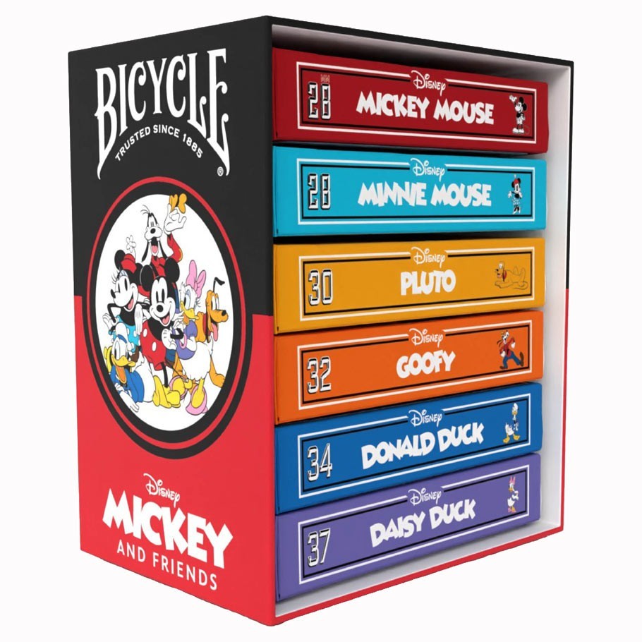 Bicycle Disney Classic Mickey and Friends, 6-Deck Box Set U.S. Playing Card Co. Bicycle Disney Classic Mickey and Friends, 6-Deck Box Set U.S. Playing Card Co.