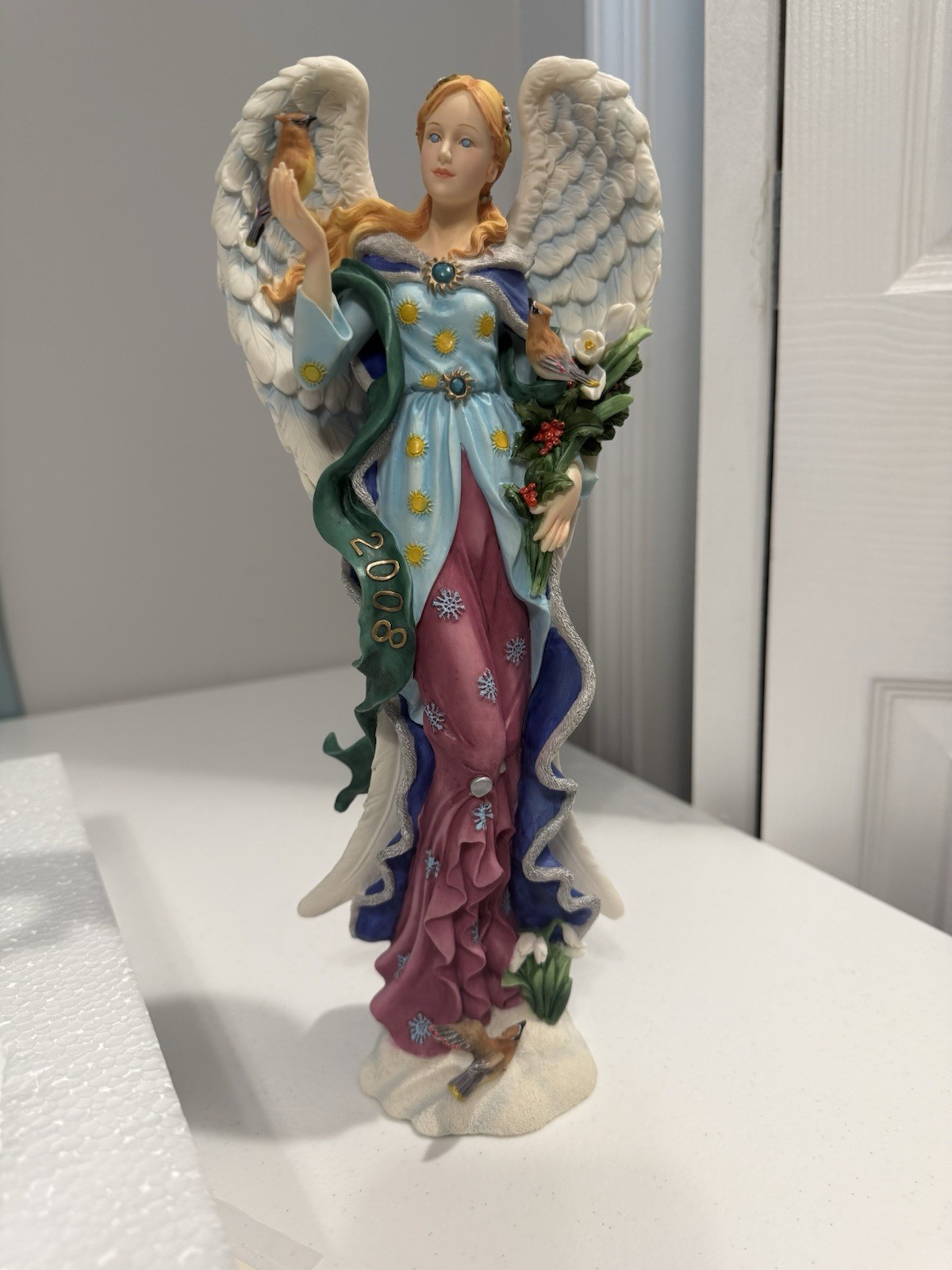 Lenox Sandra’s First Save 2008 Angel of Glory #789081 Figurine Box COA Lenox Sandra’s First Save 2008 Angel of Glory #789081 Figurine Box COA