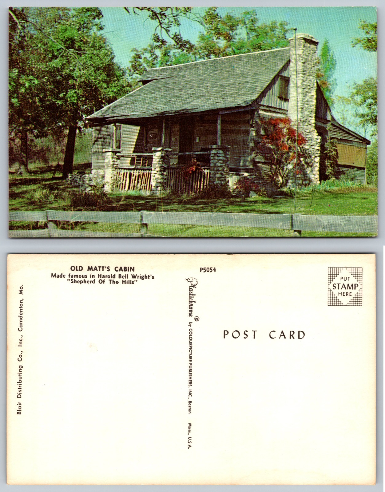 Old Matts Cabin Postcard