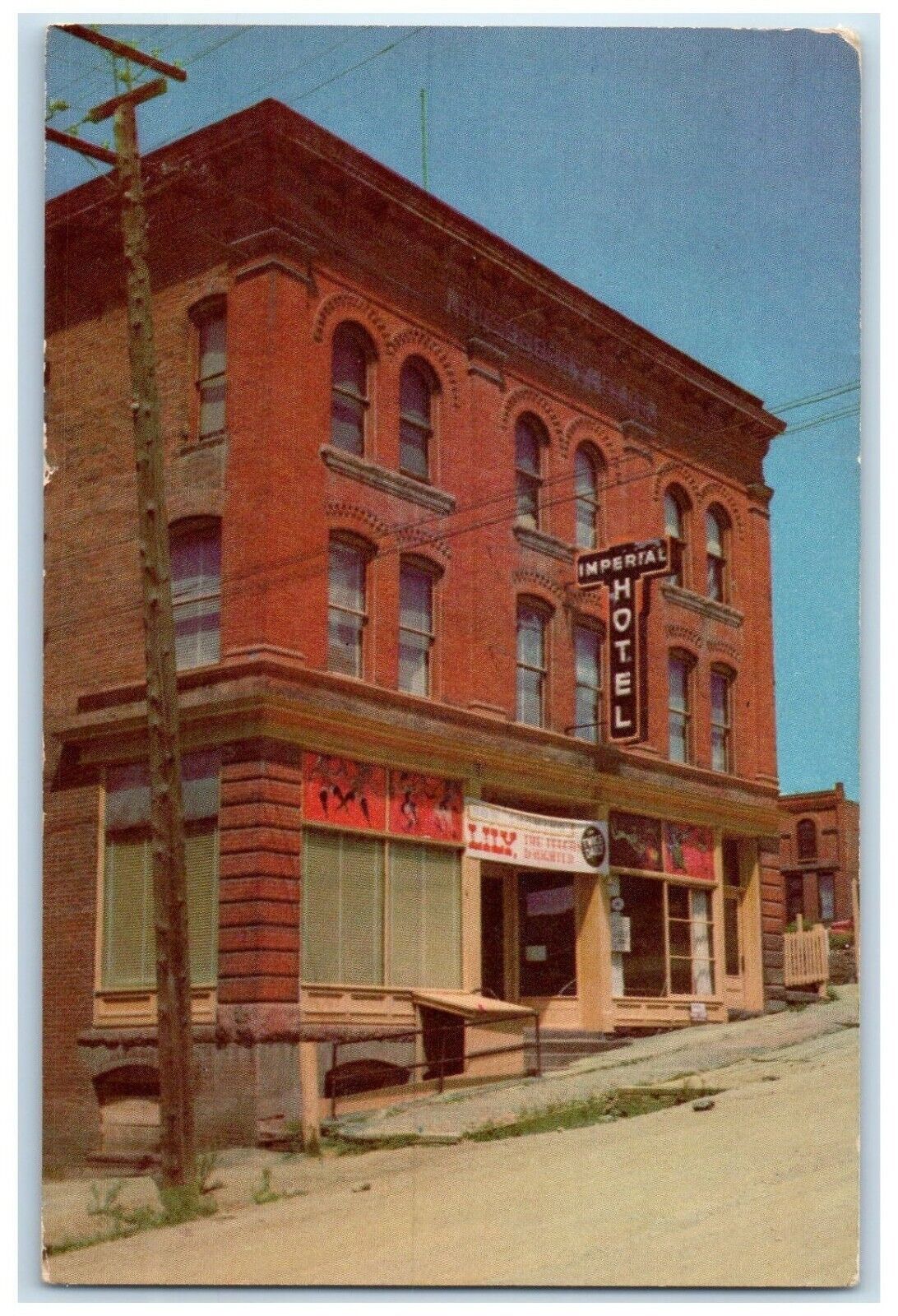 1954 Imperial Hotel Exterior Building Cripple Creek Colorado CO Vintage Postcard