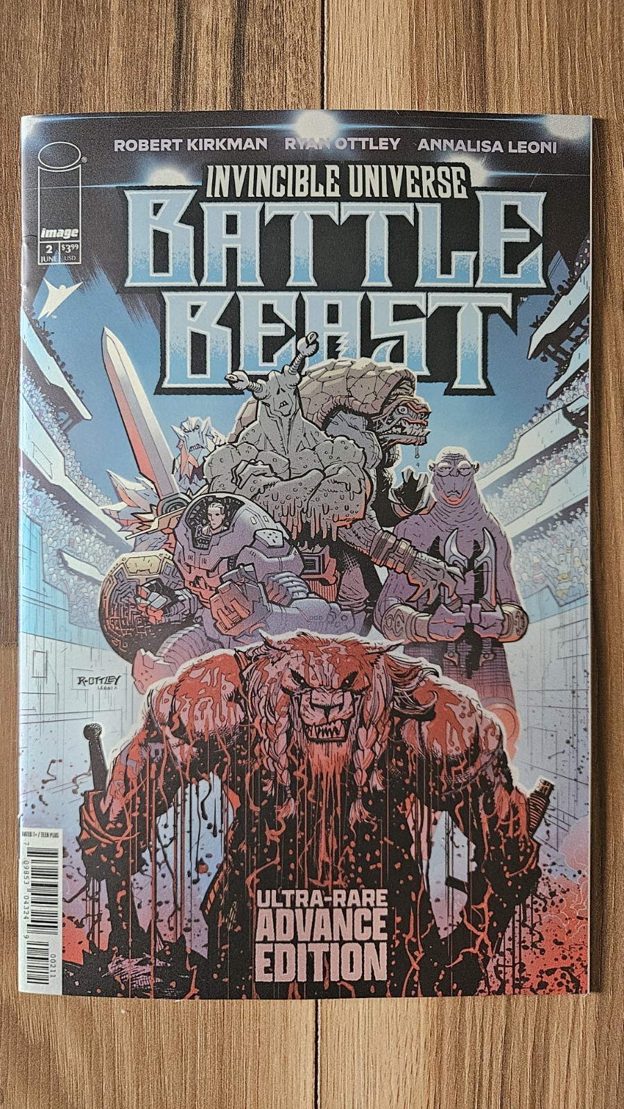 Battle Beast #2  Ult-Rare Advanced Foil Variant Blind Bag OTTLEY, KIRKMAN, LEONI