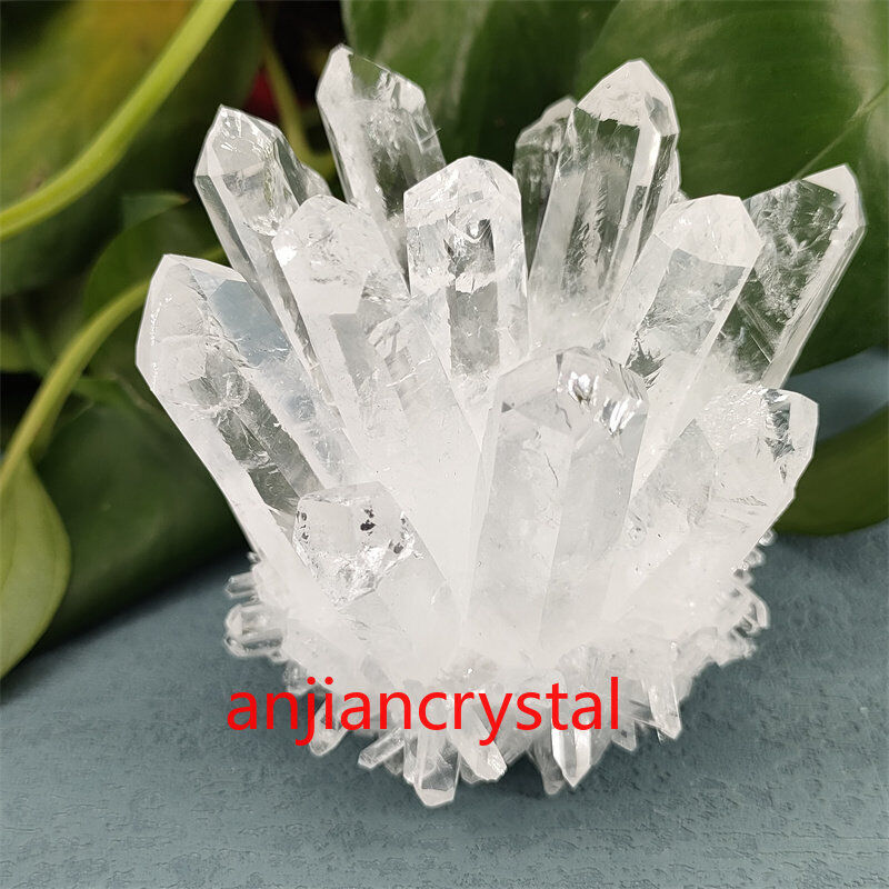 1pc Clear quartz cluster quartz crystal mineral point reiki 300g+ healing gem