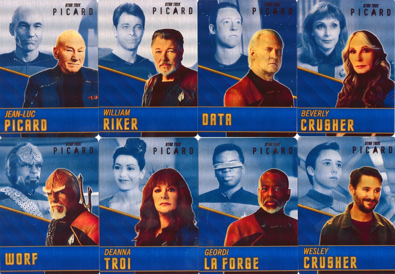RARE VHTF LE Star Trek Picard S2&3 Then and Now Metal Chase Set #56 out of 75