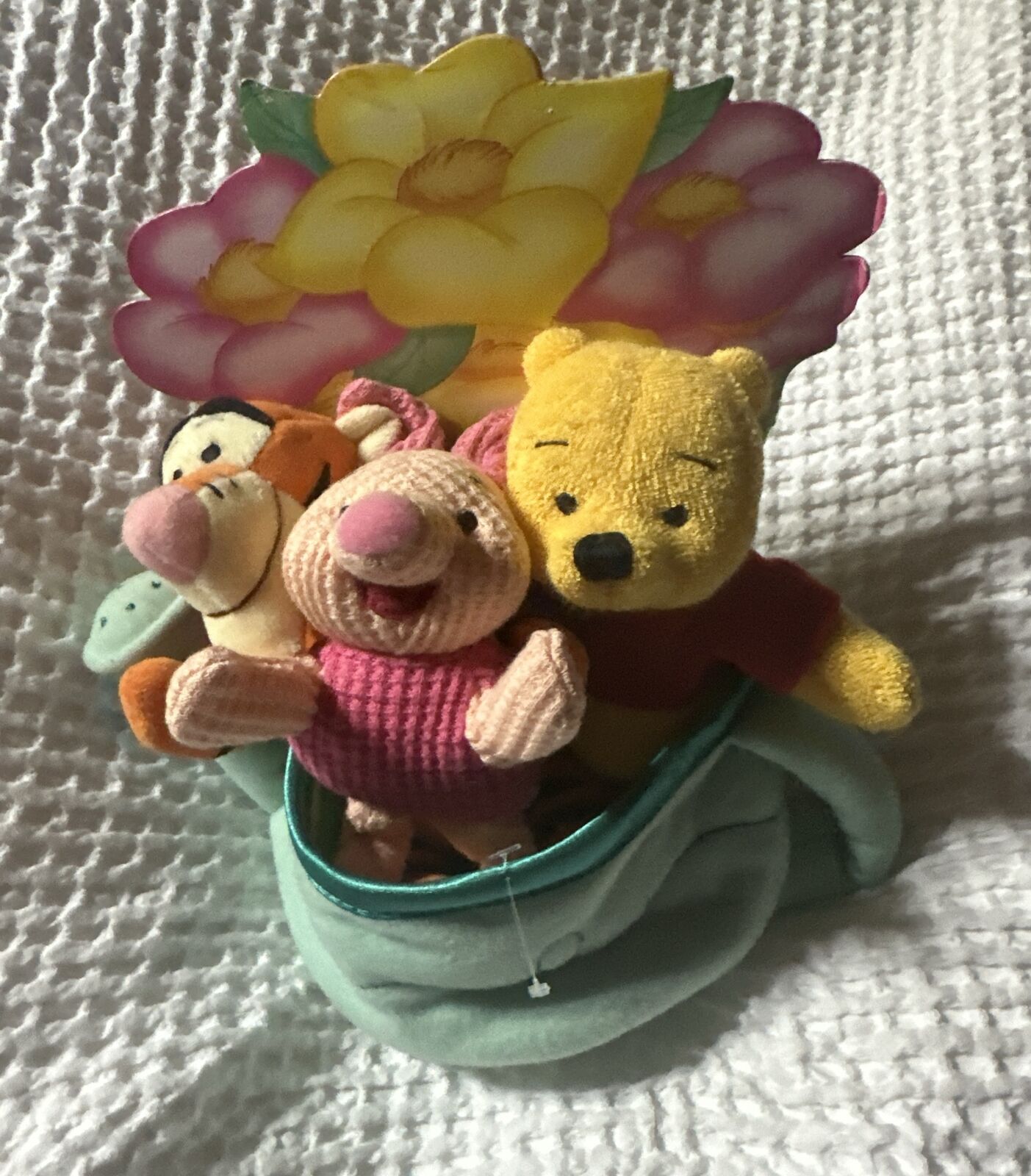 Fisher Price Winnie the Pooh Friends in Bloom Watering Can Toy Plush Baby Toy 