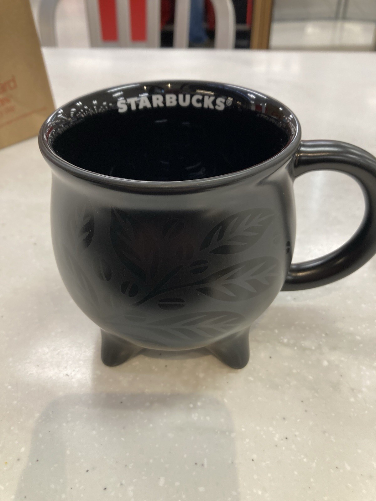 Starbucks 2026 Ltd. Edition Halloween Cauldron 14 Oz. Ceramic Mug NWT
