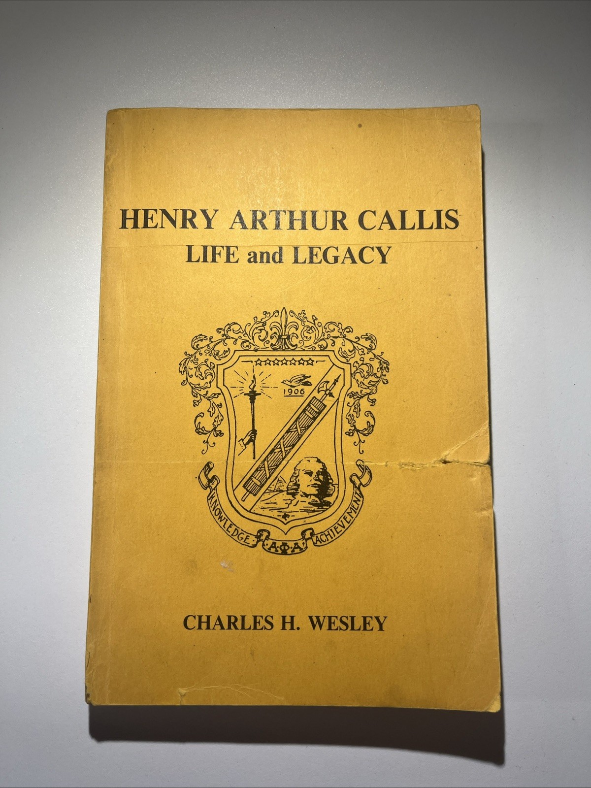 Henry Arthur Callis Life & Legacy Alpha Co-Founder Signed Charles H. Wesley 1977