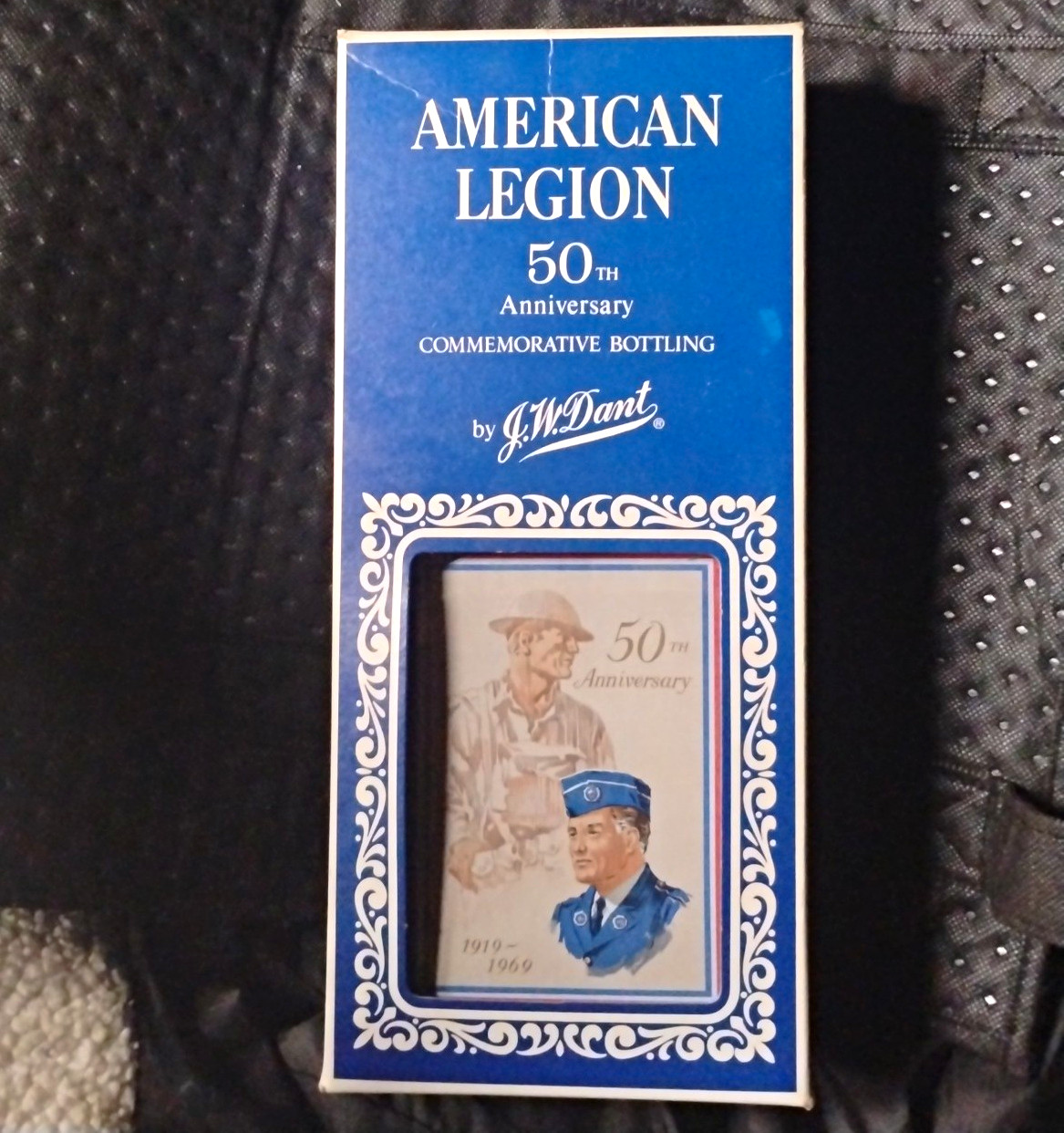 JW Dant American Legion 50th Anniversary Commemorative Decanter  1919 - 1969