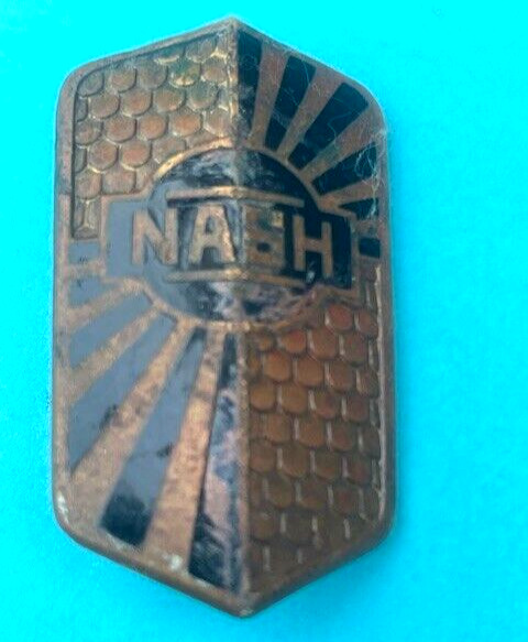 Nash Radiator Grille Emblem 1930s Original Vintage Automotive Part