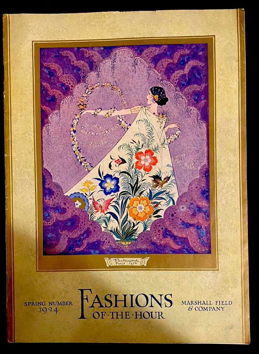 1924 Fashion Of The Hour Magazine Published Marshall Field & Company  Art Deco