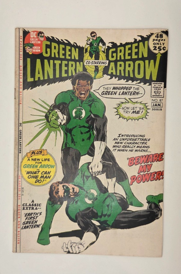 Green Lantern #87 VG- BLUE CHIP KEY 1st  John Stewart 2nd Guy Gardner Neal Adams